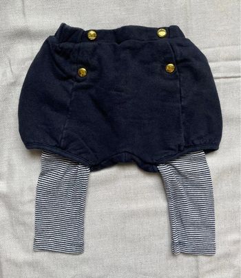 Bloomer legging intégré 6mois Petit Bateau