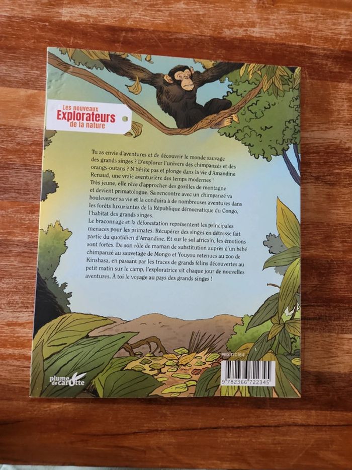 Livre : Découvre les grands singes avec.. - photo numéro 6
