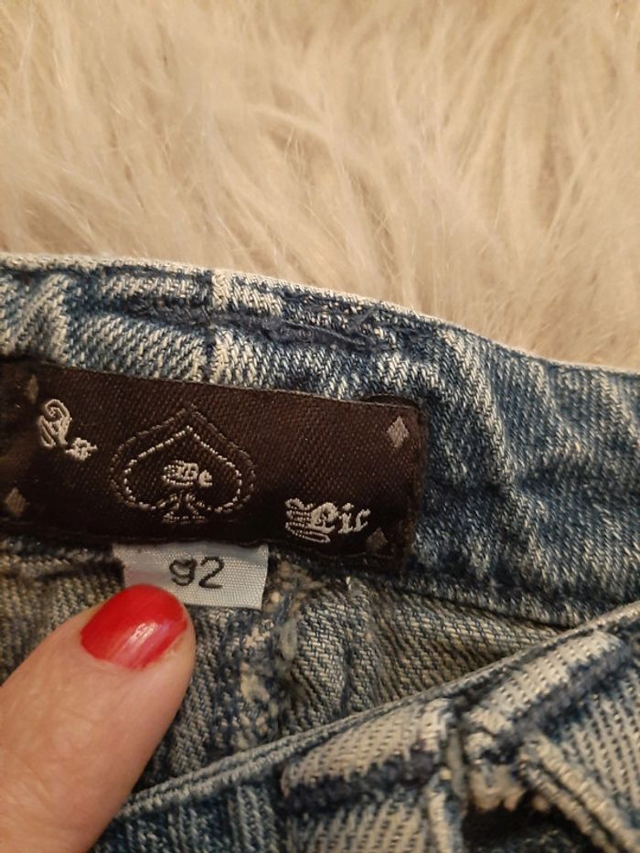 Short en jean long 92cm As de pic - photo numéro 4