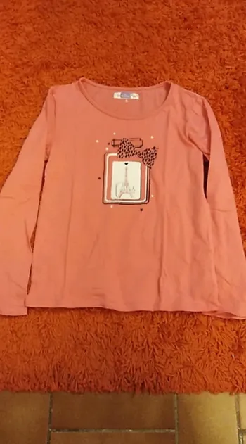 Tee shirt ML corail In Extenso 8 ans
