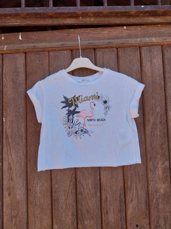 Croc top fille 9.10 ans h&m