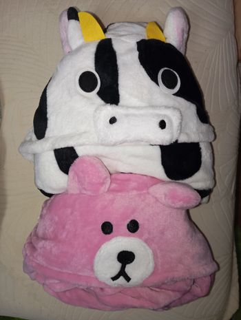 Lot 3 combinaisons pyjamas polaire