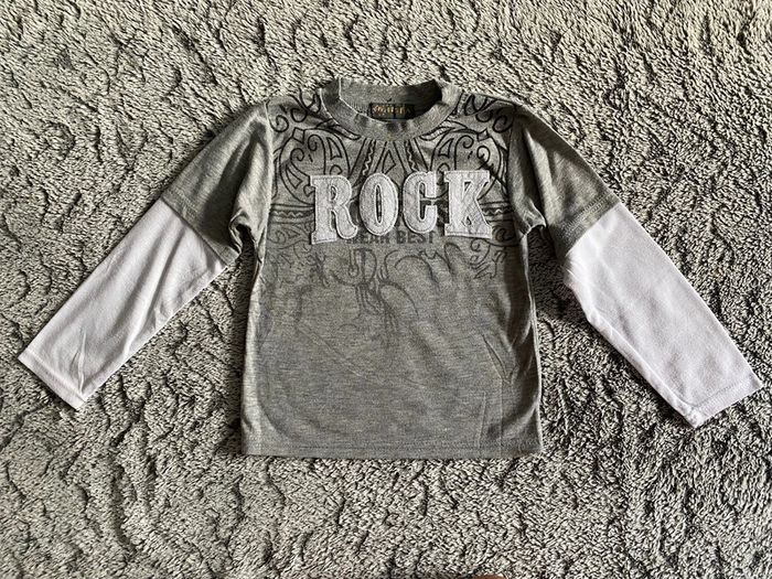 Teeshirt manches longues ROCK - 4 ans