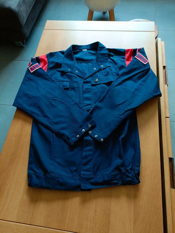 Veste bleu de travail