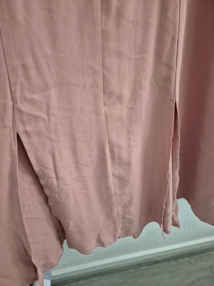 Robe mi-longue rose Mango - photo numéro 3