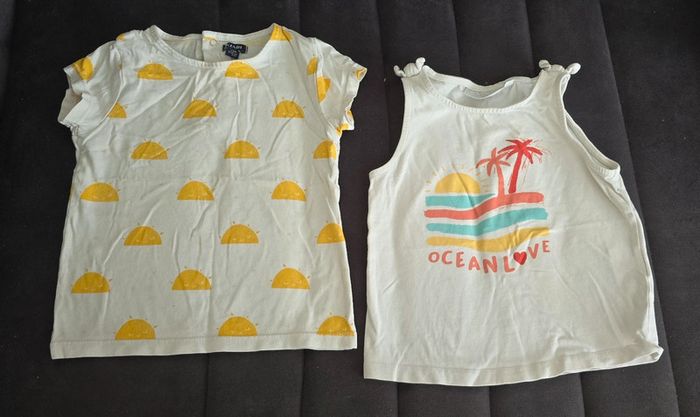 Lot 23 t-shirts bébé fille 2 ans – Très bon état 🌸 - photo numéro 13