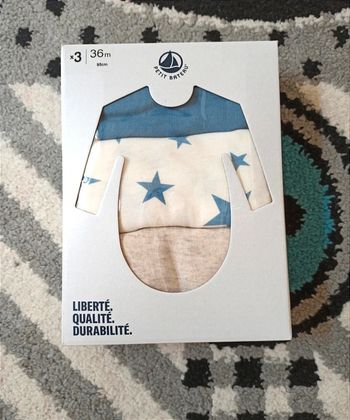 Lot de 3 bodies ML - Taille 36 mois