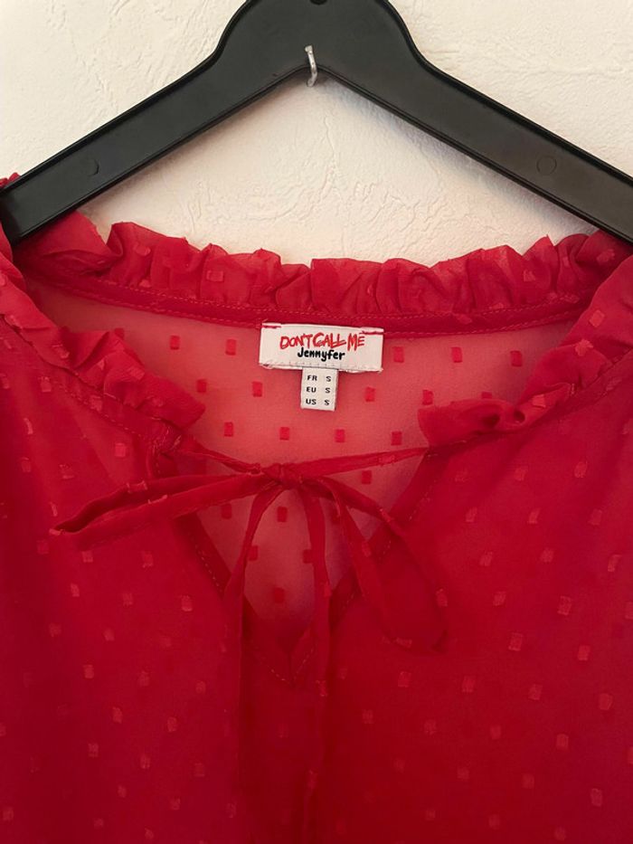 blouse rouge - photo numéro 6