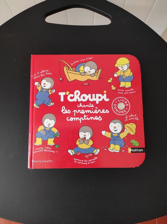 Livre musical T'choupi
