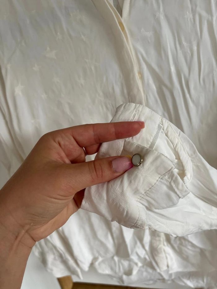 chemise blanche tommy hilfiger à étoiles taille XS - photo numéro 5