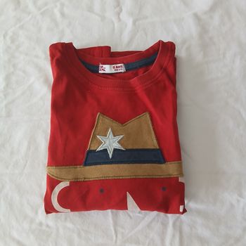 T-shirt cow-boy rouge • 5 ans • DP...am 