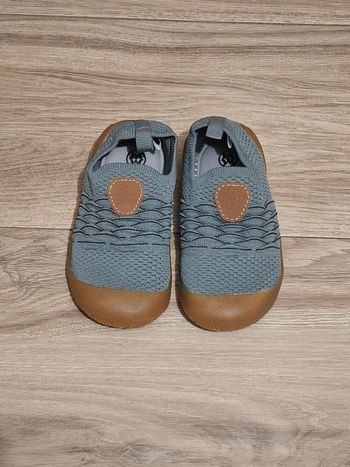 Chaussure chausson mémoire de forme enfant bébé gris
