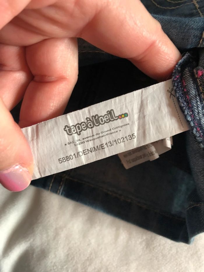 Petite jupe en jeans 18 mois Tape a l’œil - photo numéro 6