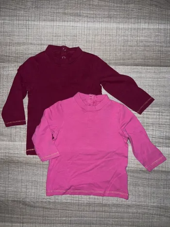 Lot de 2 sous-pulls col montants