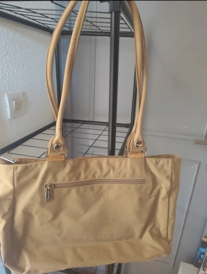 Sac Lancaster cuir et toile - photo numéro 2