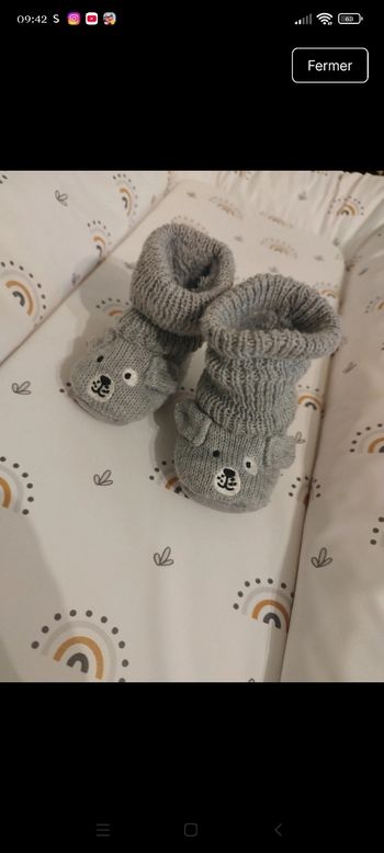 Savate bébé 0-3 mois 