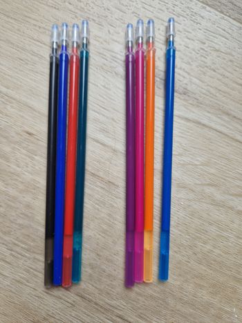 Lot recharges encres effaçables 