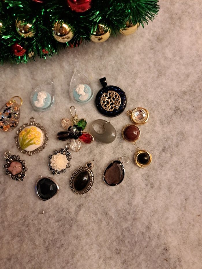 Lot de pendentifs multicolore Chic - photo numéro 3