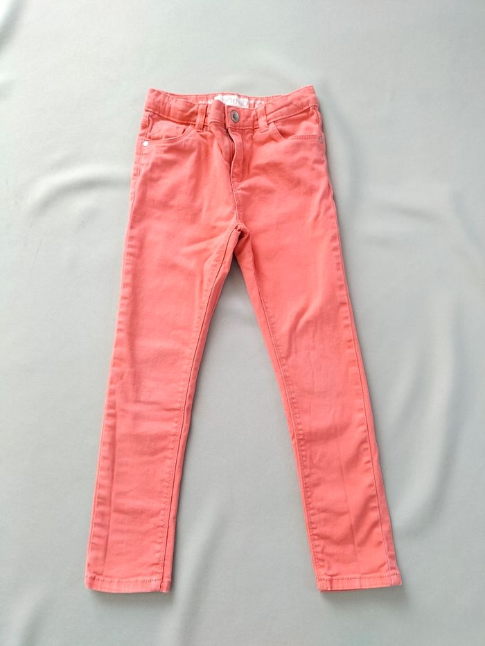 🩷 Jeans slim rose corail - 5 ans - In extenso 🩷