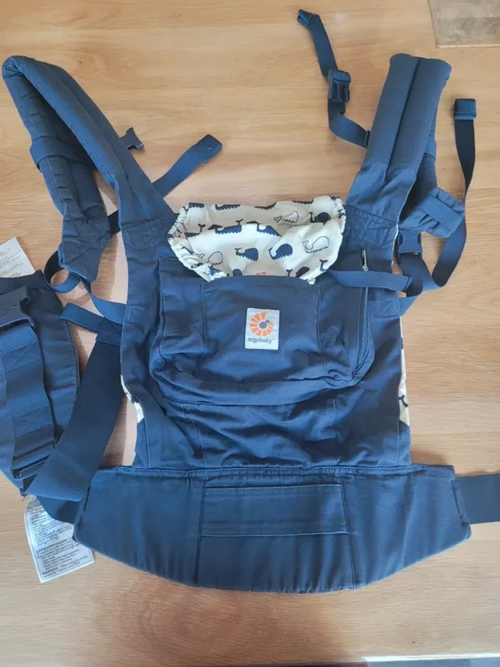 Porte-bébé ergobaby original bleu baleine - photo numéro 2