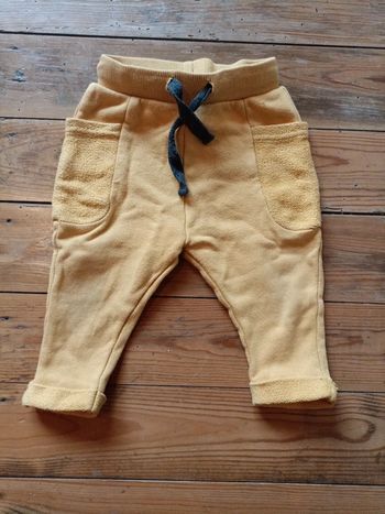 Pantalon jaune bébé 6 mois