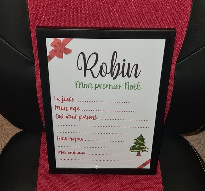 Affiche premier noel Noël - photo numéro 2