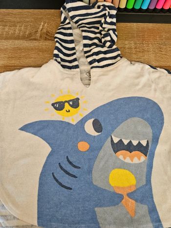 Sortie de piscine bébé mixte 12 mois requin