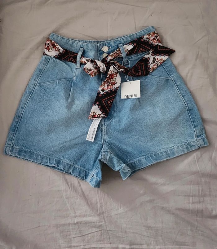 Short en jean