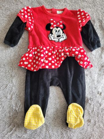 Pyjama velours 12 mois minnie