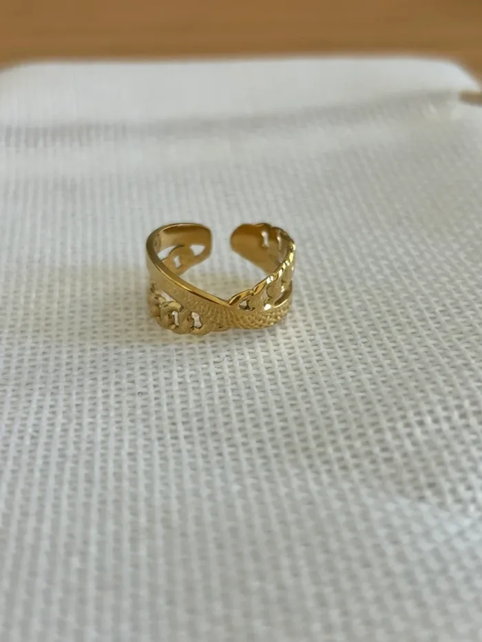 Bague dorée Louyetu - photo numéro 7