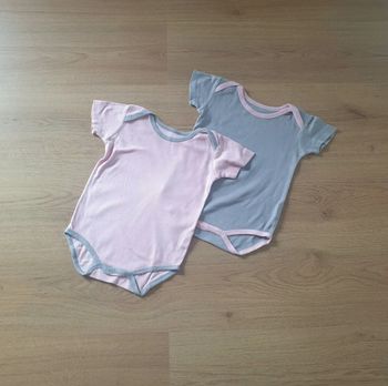 🩷 Lot de 2 bodies 12 mois Tissaia #emyfleury_12moisfille