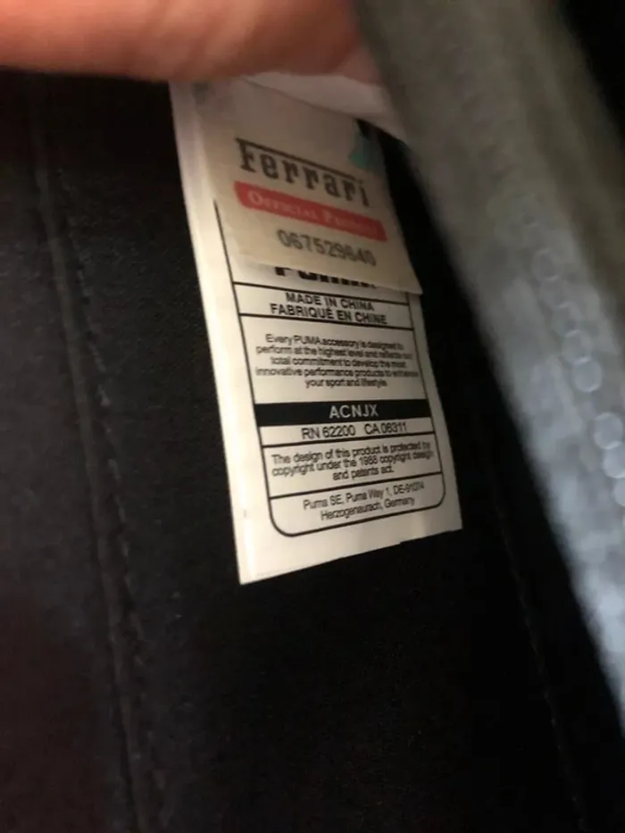 Porte-monnaie Ferrari Puma wallet black - photo numéro 13