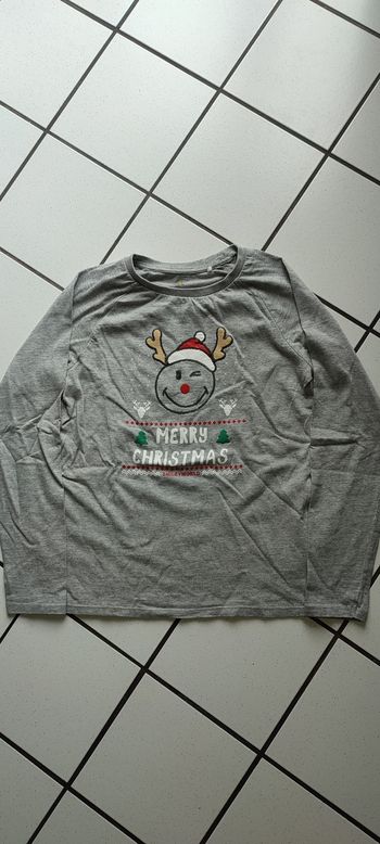 T shirt 12 ans Smiley Noël