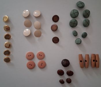 Lot de boutons vintage