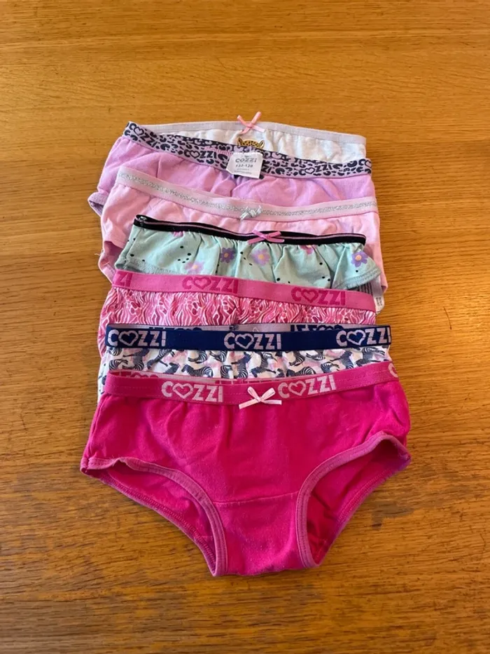 7 culottes 6-8ans