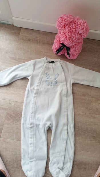 Pyjama 24m 1 pièce bleu ciel