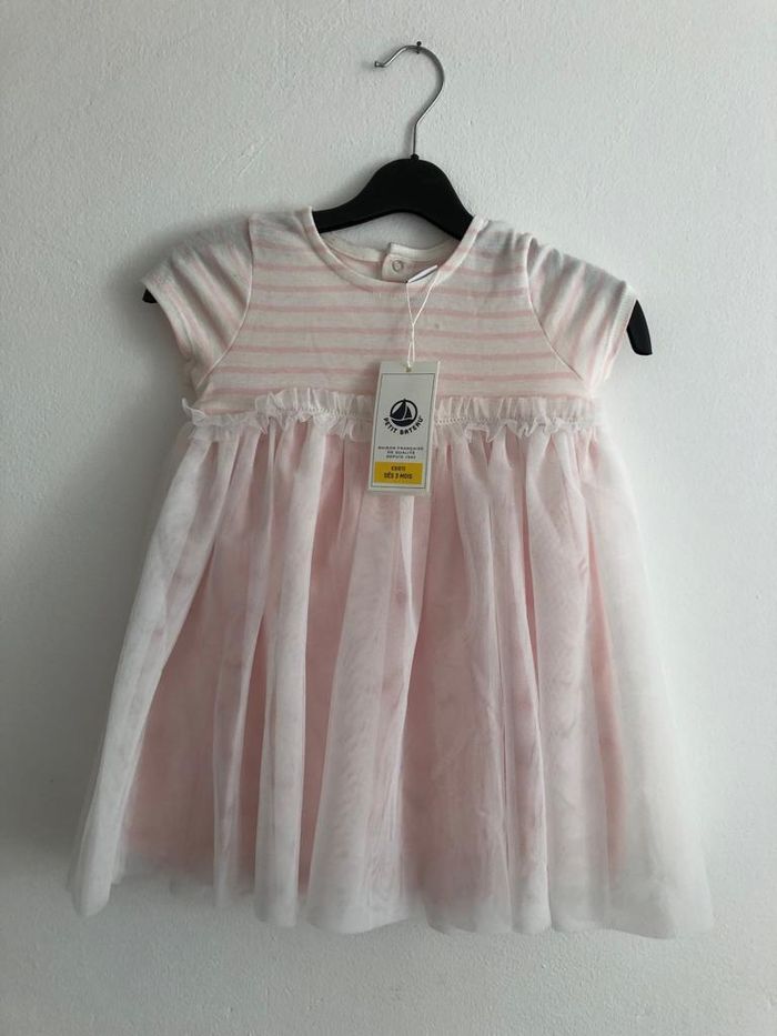 Élégante robe rose 18 mois petit bateau