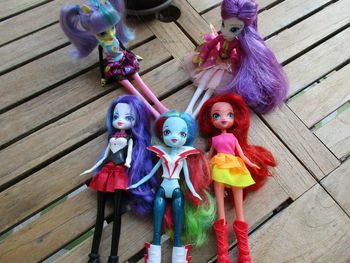 5 poupées vintage my little pony tbé