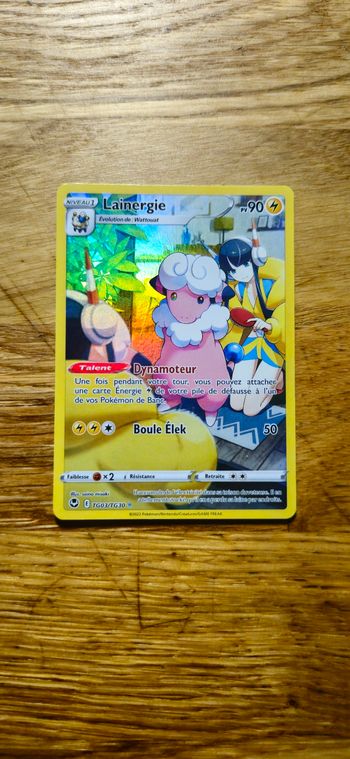Carte Pokemon Lainergie TG03/TG30