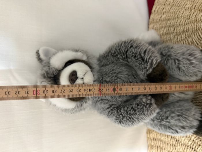 Peluche raton laveur PLAYKIDS gris - photo numéro 4