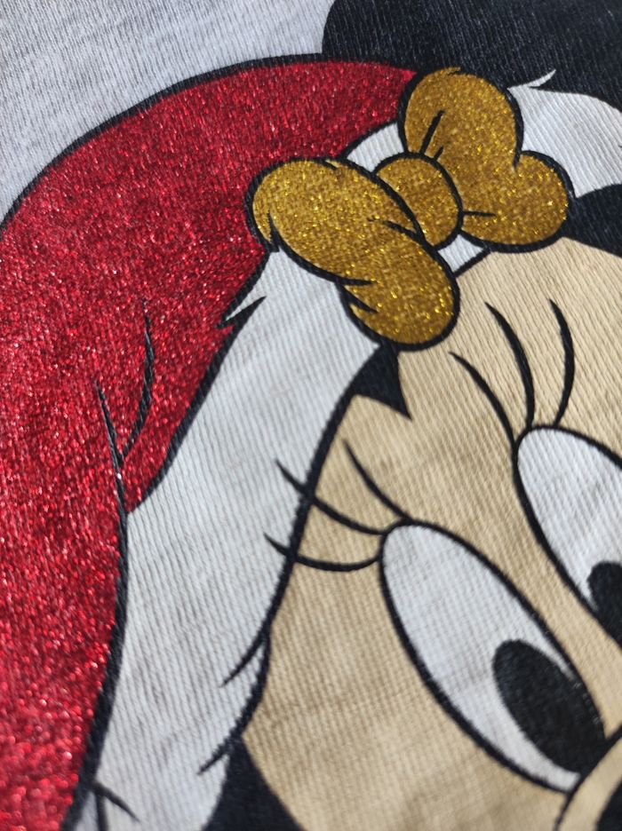 T.shirt manches longues Minnie noël 5 ans - photo numéro 3