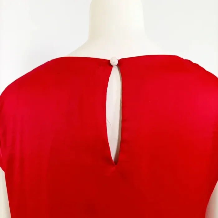 Robe droite rouge vif MNG – Taille XS A787 - photo numéro 5