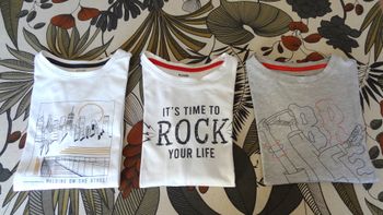 3 tee-shirts manches longues garçon 8 ans Kiabi