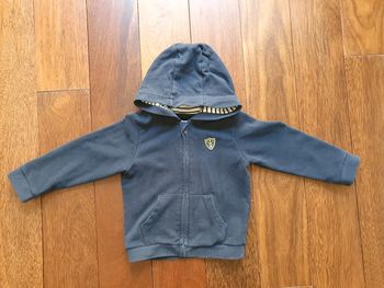 Gilet zippé coton 2 ans