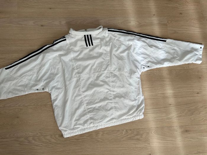 Veste Adidas vintage blanche et noire - Taille 46 (oversize unisexe) - photo numéro 12