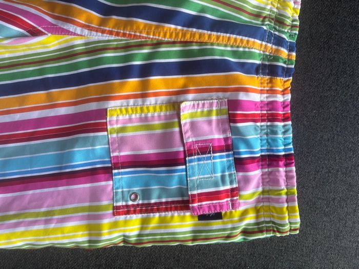 Short garçon 12 ans rayures multicolores - photo numéro 6