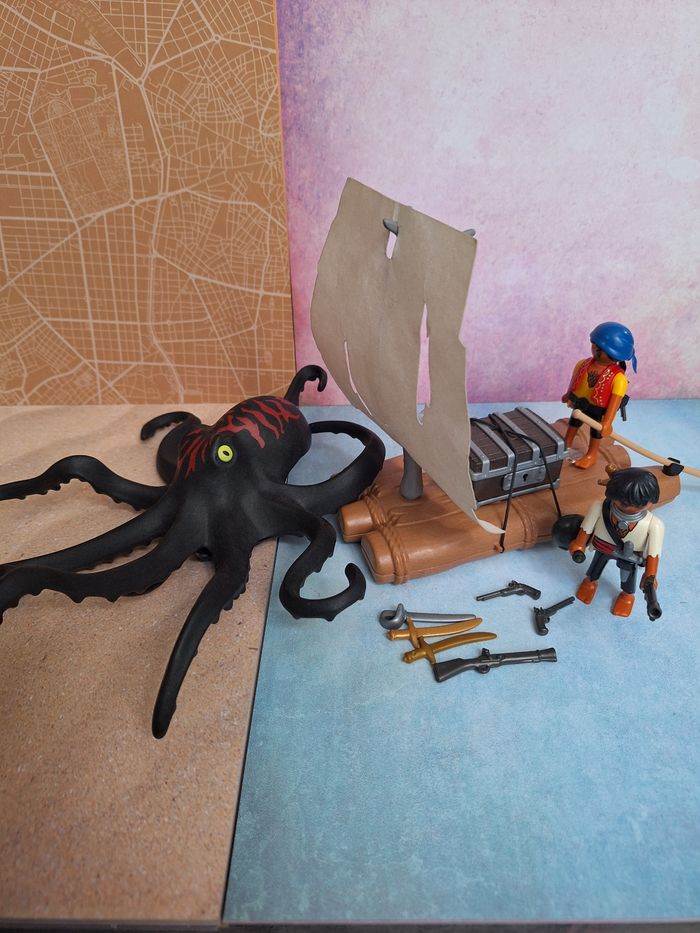 Playmobil Radeau de pirates pieuvre