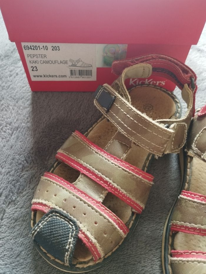 Sandales kickers pepster 23 - photo numéro 2