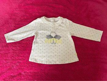 T-shirt manches longues Obaïbi 12 mois - 74 cm