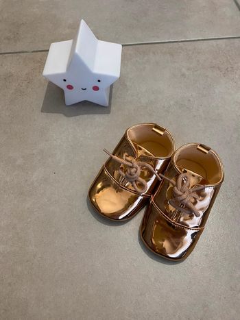 Chaussures bronze bébé 6/9 mois